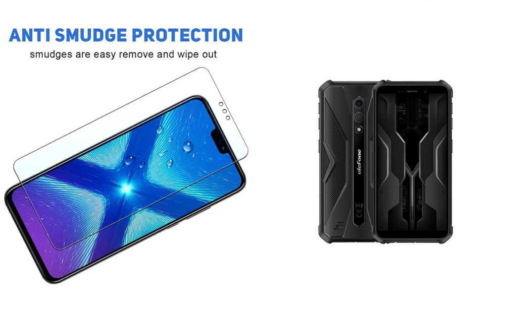 Захисне скло NeoGlass для Ulefone Armor X12, Armor X12 Pro – надпрозоре та стійке Київ - фото 3