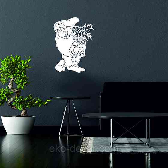 Декоративное настенное Панно «Гномик», Декор на стену 90*66 см Киев