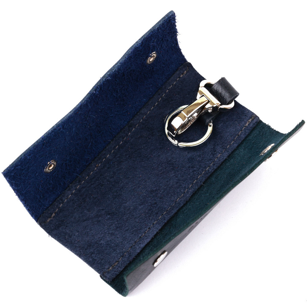 Кожаная ключница GRANDE PELLE 11352 Черный Киев - изображение 5