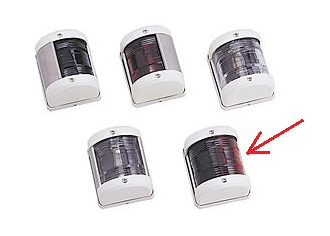 Навигационный Огонь Красный-Зеленый для лодок катеров яхт Киев - изображение 1