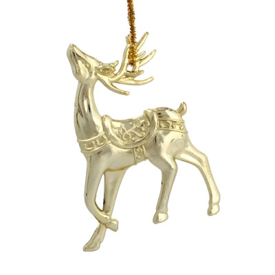 Украшение декоративное Chomik Прикраса-підвіска пластикова "Олень, сніжинка, снігови (5900779895874_3) Винница - изображение 2