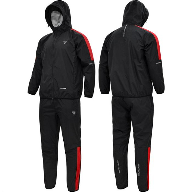 Костюм для схуднення з капюшоном RDX Red New 2XL Каменское - изображение 2