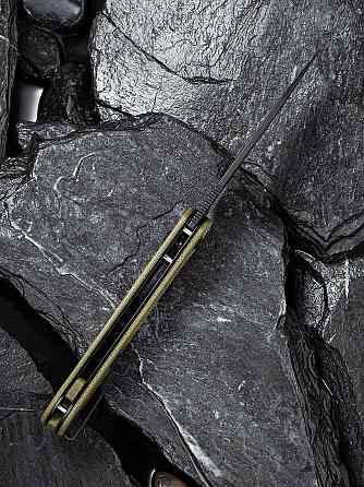 Ніж складаний туристичний Civivi Elementum Pocket, (8.9 см) 14C28N / Micarta оливковий Київ