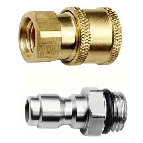 Набор из 2 быстросъемных адаптеров для моек высокого давления M14x1.5 металл Вінниця