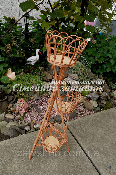Подставка под цветы из лозы Киев - изображение 2