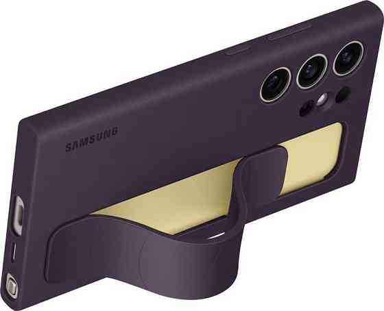 Чохол-накладка Samsung Standing Grip Case для Samsung Galaxy S24 Ultra SM-S928 Dark Violet (EF-GS928CEEGWW) ( 15970 ) Харків