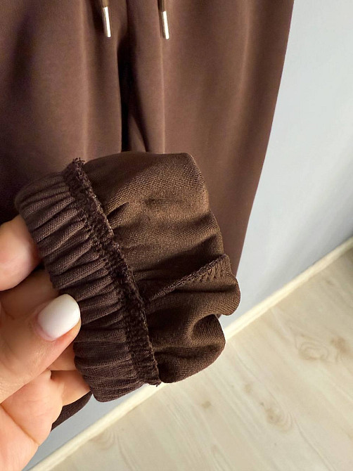 Штани жіночі A-N 27090 джогери спортивні на резинці трикотажні коричневі, коричневий, M Київ - фото 17