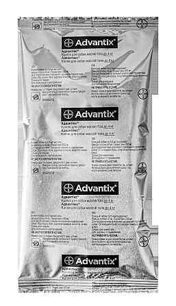 Адвантикс капли для собак весом до 4 кг (4 пипетки по 0.4 мл) Elanco Винница