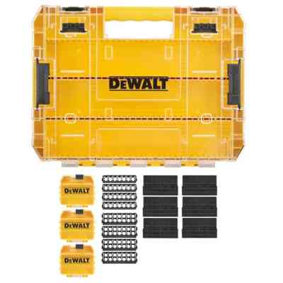 Ящик для інструментів DeWALT для біт системи TSTAK Tough Case L з футляром та касетами 8шт, розділювачі 6шт (DT70804) Вінниця