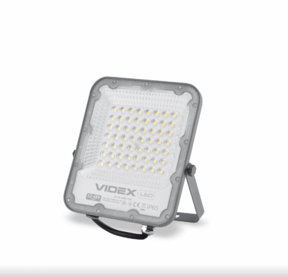 LED Прожектор 30W 5000К 12-24V сірий VL-F2-305G-12V Premium Videx Житомир
