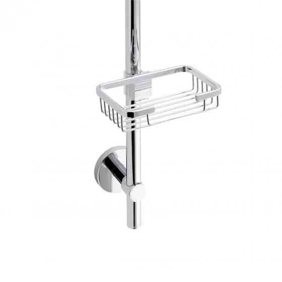 Штанга для душу Qtap 003 з мильницею, хром Київ