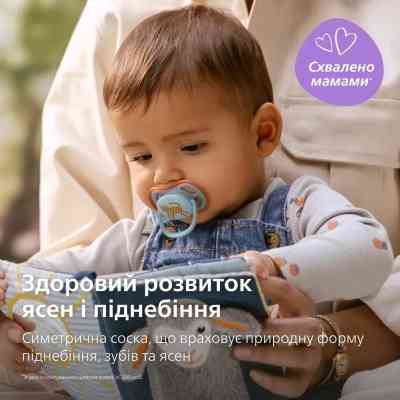 Пустышка Philips AVENT Ultra Air 0-6 місяців 2 шт блакитна (SCF087/02) Винница