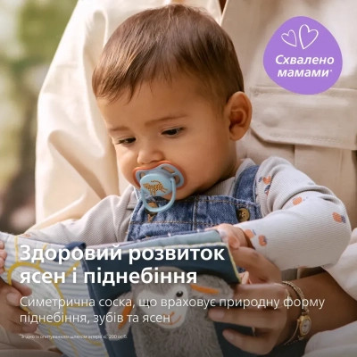 Пустушка Philips AVENT Ultra Air 0-6 місяців 2 шт блакитна (SCF087/02) Вінниця - фото 3
