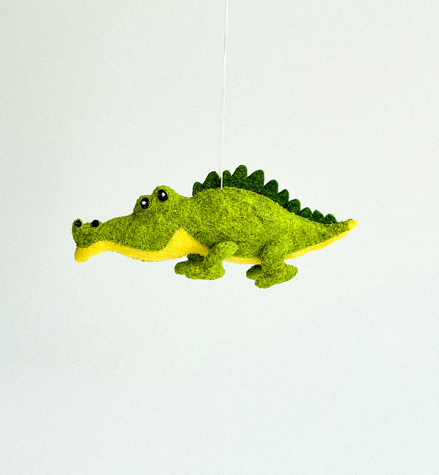 Іграшка з фетру ручної роботи Крокодил Київ - фото 1