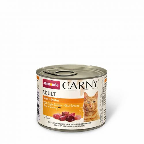 Корм влажный Carny Adult Beef Chicken для взрослых кошек с говядиной и курицей 200 г Киев - изображение 1