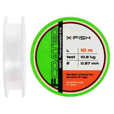 Флюорокарбон X-Fish FCoated 10m 0.37mm 10.8kg (1917.01.31) Вінниця