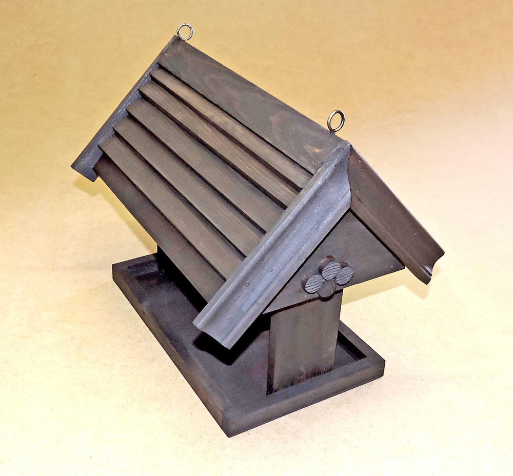 Годівниця садова для птахів "Оляпка" венге Миколаїв - фото 3