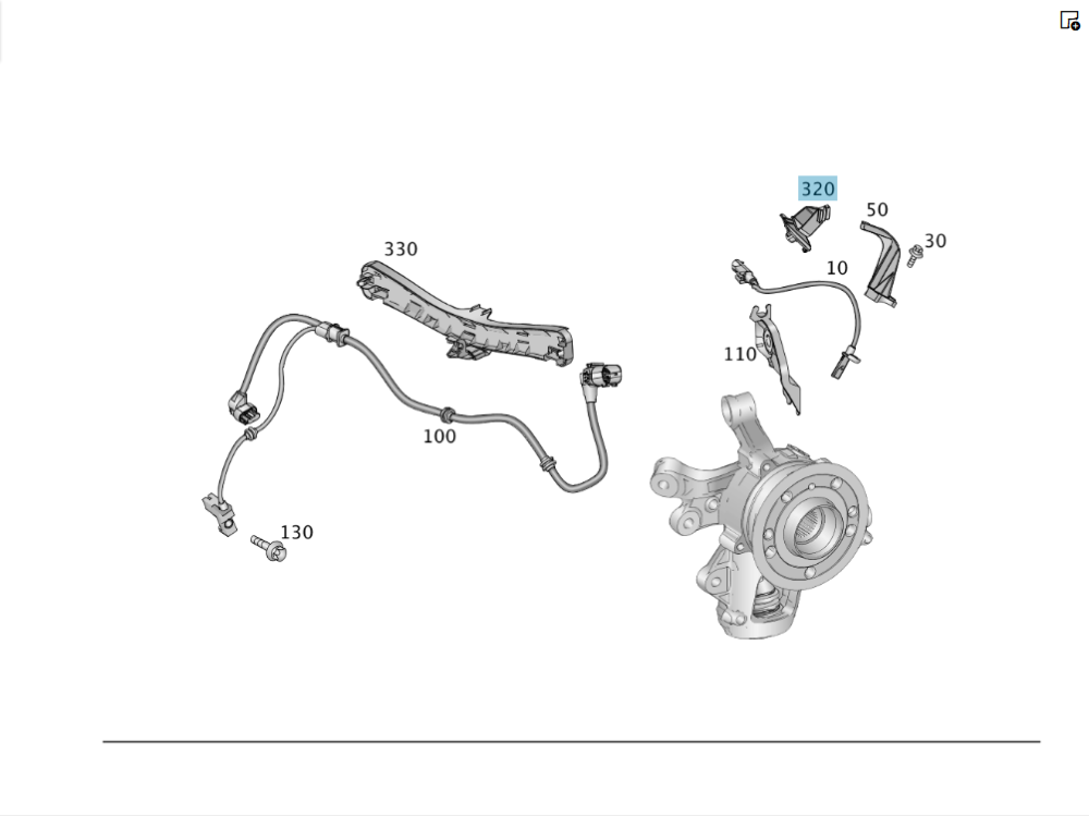 Mercedes-Benz  A1665452540 Тримач - місце роз'єму кабелю мосту праворуч ML/GLE W166 GL/GLS X166 GLE Coupe C292 Одесса - изображение 2