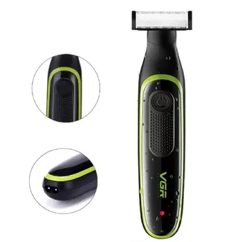 Компактний Тример акумуляторний VGR V017 pr для стрижки з насадками, вологозахисний корупс Одеса - фото 3