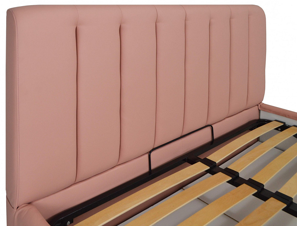 Кровать Sanam Comfort 120 х 190 см Fly 2202 С подъемным механизмом и нишей для белья Розовый Днепр - изображение 14