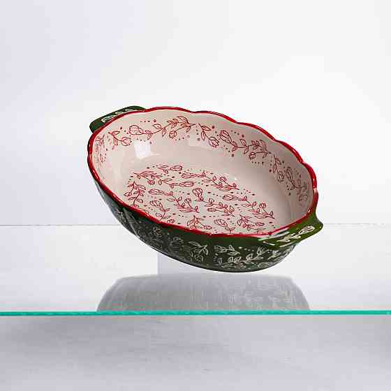 Yiwu Форма для запікання Vintage 30×18×5 (см) овальна форма для випікання в духовці з ручками З Коломия