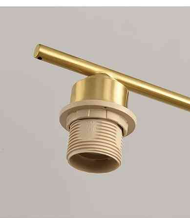 Люстра светодиодная потолочная 6007 (Золотистый) 6 плафонов Винница