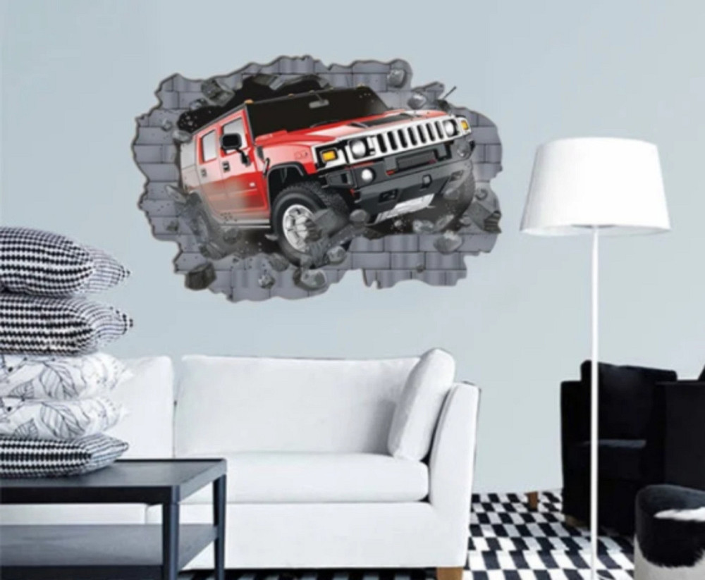 Интерьерная наклейка на стену Джип 3D Киев - изображение 6