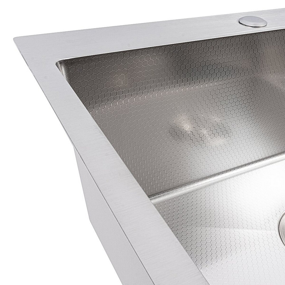 Мийка кухонна нержавіюча сталь для кухні VALESO 58*43 Handmade DECOR 3.0/0.8 Коломыя - изображение 9