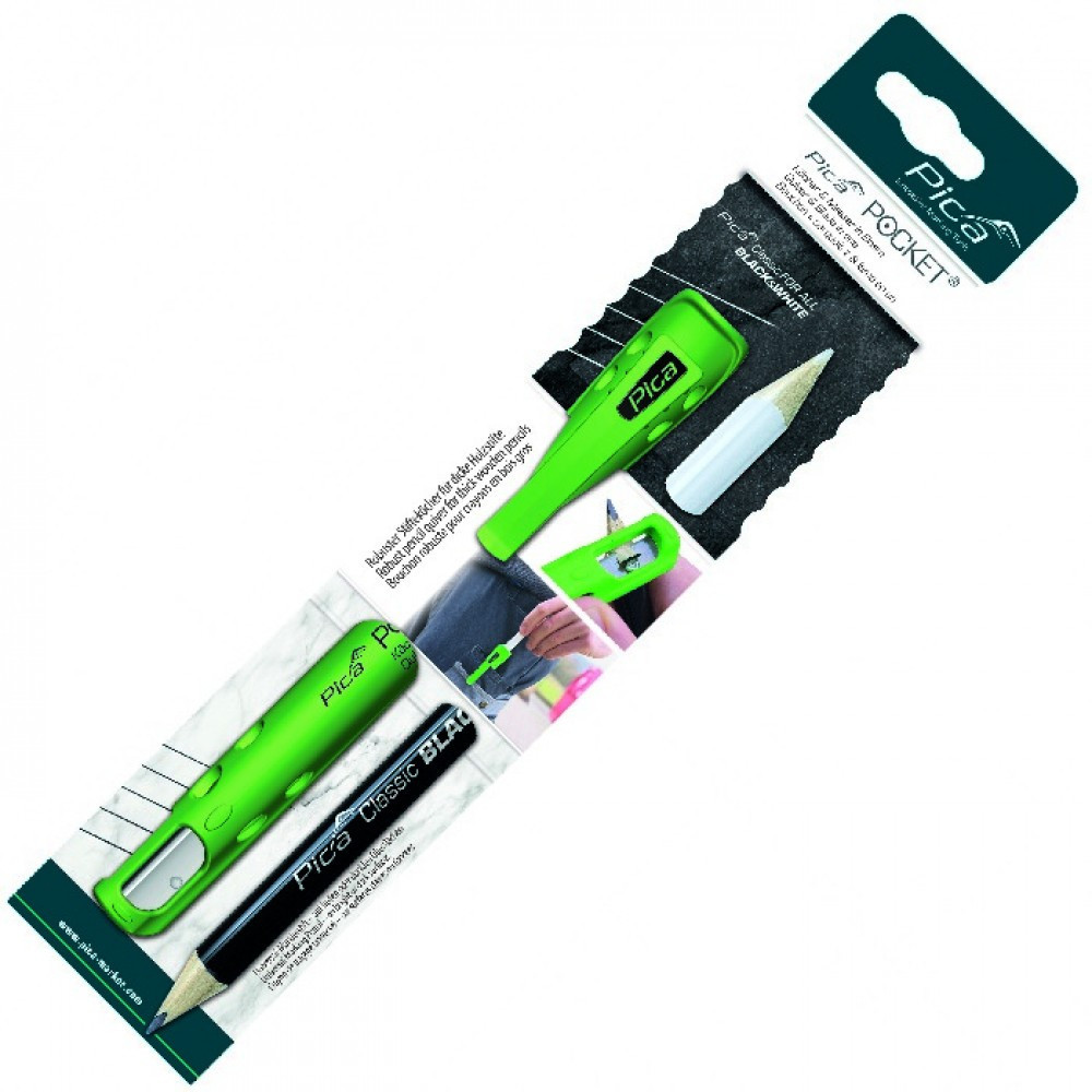 Тримач з точилкою ударостійкий для олівців, PICA Pocet 505/03, (+1 чорно/білий олівець) Одесса - изображение 1