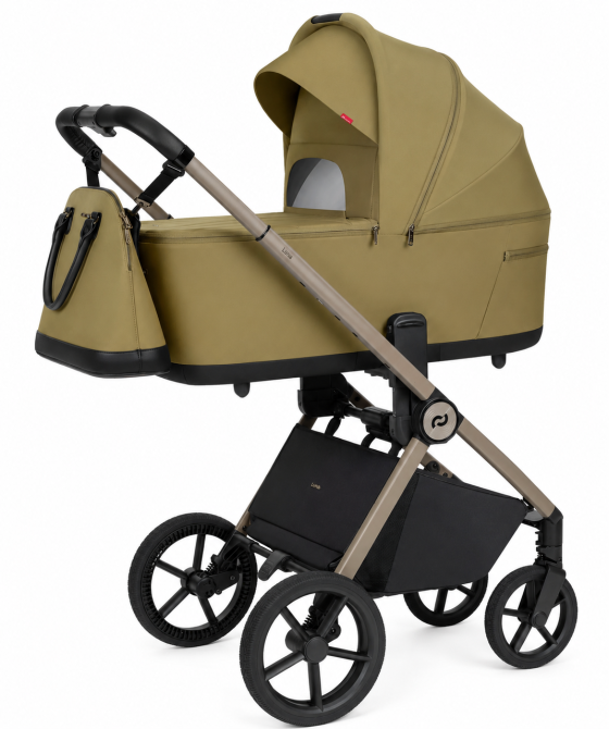 Коляска универсальная CARRELLO Ultra CRL-6557 2в1, маневренная, легкая, цвет Clover Green Киев - изображение 1