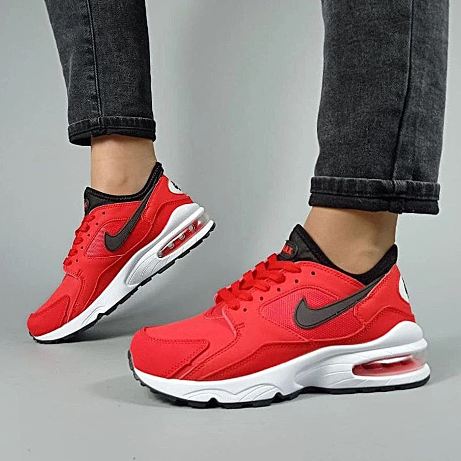 Чоловічі Червоні Термо Кросівки Nike Air Max Шкіряні Найк Єврозима (розміри: 41,42,43,44,45) Відео Огляд Дніпро - фото 10