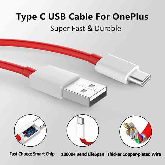 Зарядний пристрій для OnePlus SuperVOOC 80 W білий USB-C блок живлення швидке заряджання смартфона Миколаїв