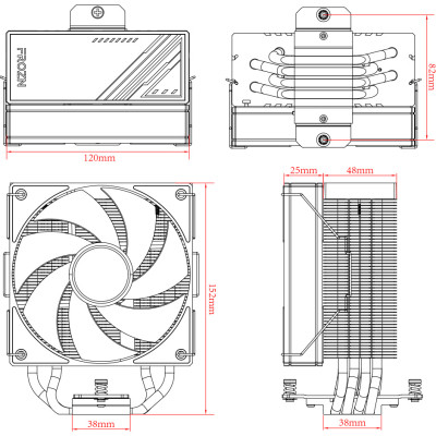 Кулер до процесора ID-Cooling FROZN A410 Black Вінниця - фото 2