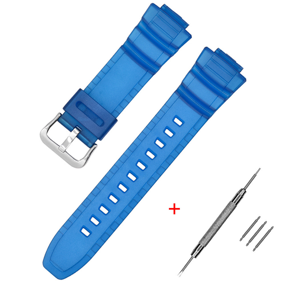 Ремешок для Casio AE-2100 Blue SI SBR Киев - изображение 1