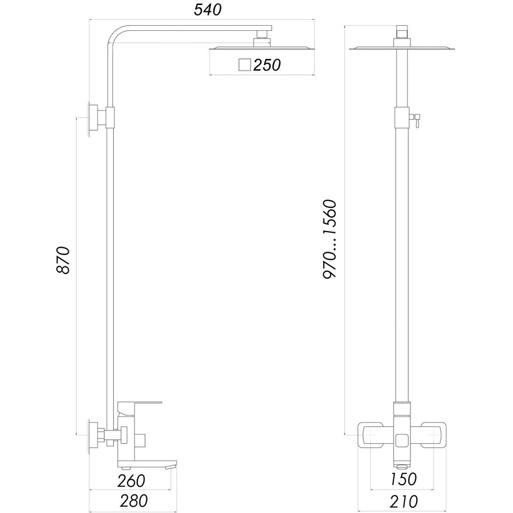 Душевая система Globus Lux SICILIA PLUS-SBQ-SH-02-304 (000024951) Киев - изображение 7