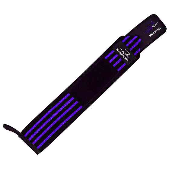 Кісткові бинти PowerPlay 3081 Gym WristT Wraps Чорно-Сині Кам'янське