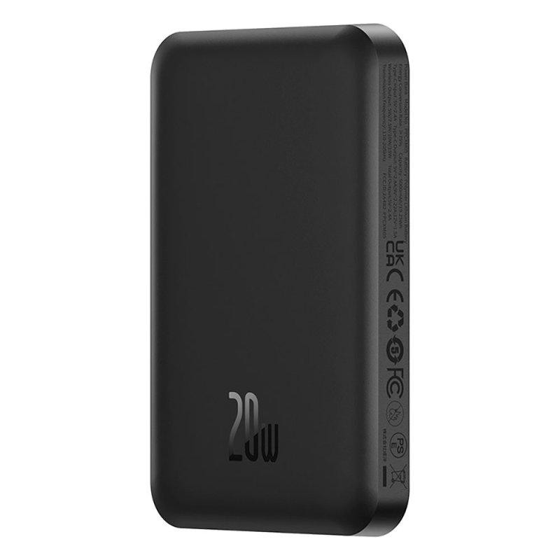 Павербанк 5000 mAh Baseus Mini 20W P10022107113 быстрая зарядка магнитная беспроводная зарядка power bank повербанк Одесса - изображение 1