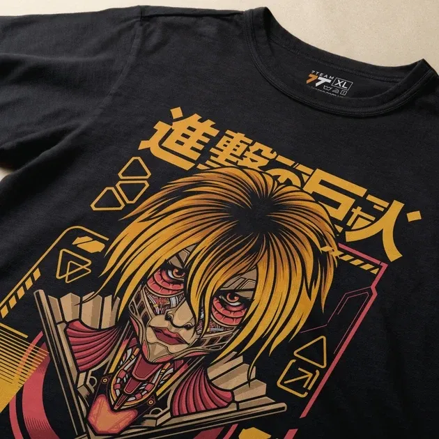 Футболка чоловіча з  принтом Атака Титанов Female Titan Розмір 48 Дніпро - фото 3