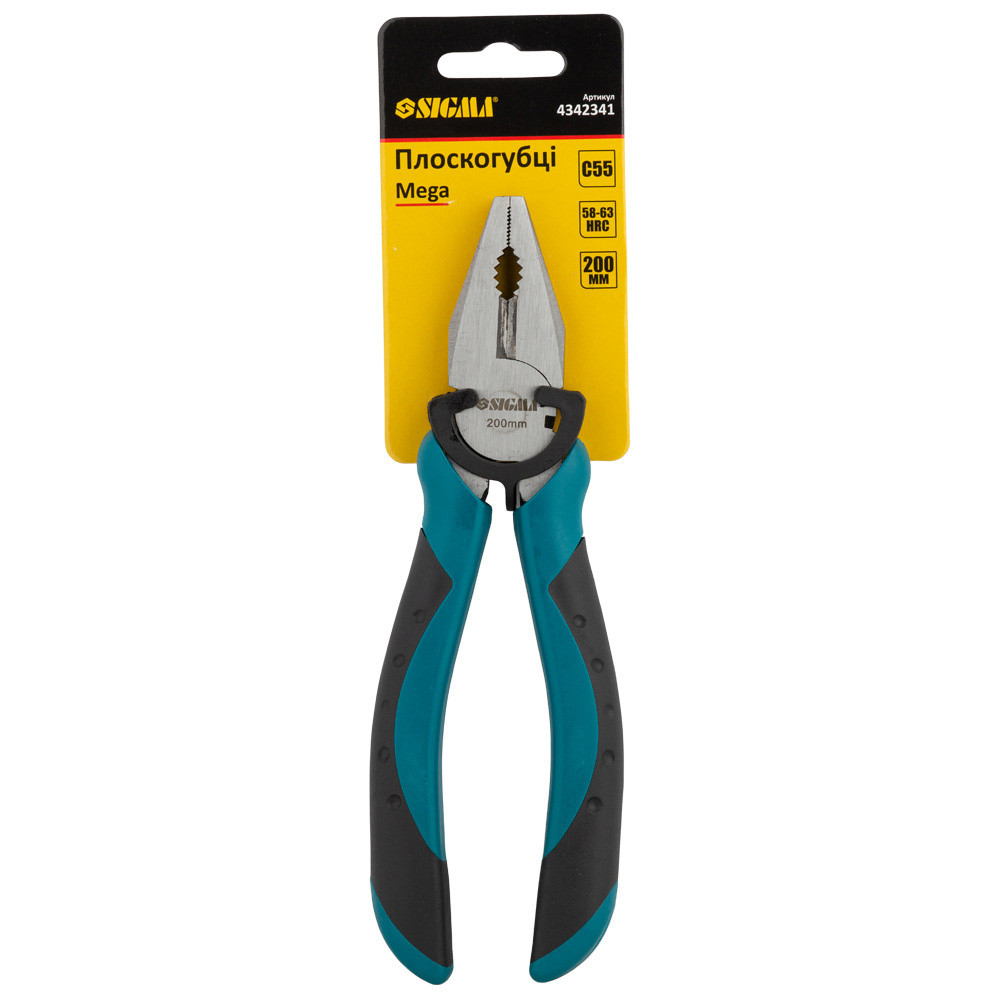 Sigma Плоскогубцы 200мм Mega SIGMA (4342341) Коломия - фото 3
