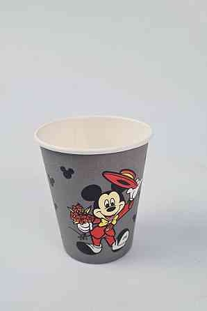 Бумажные стаканы цветные 175мл "MICKEY MOUSE"  Маэстро (50 шт) Харків