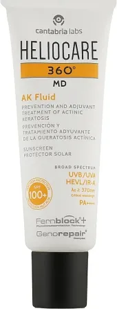 Сонцезахисний крем-флюїд АК SPF100+ HELIOCARE 360º AK 100+ CANTABRIA, 50 мл Дніпро