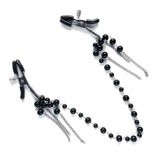 Затискач для сосків Art of Sex - Nipple clamps Afina Black Sex Aura Київ