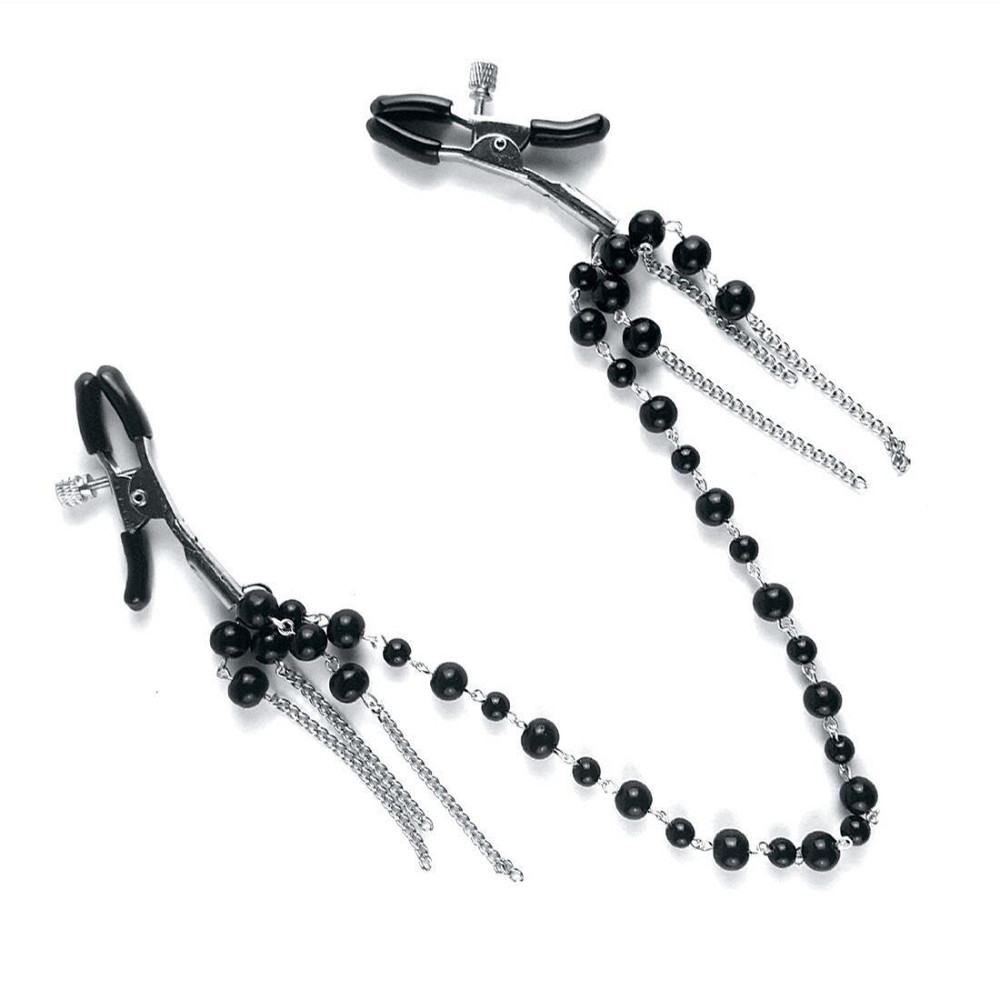 Затискач для сосків Art of Sex - Nipple clamps Afina Black Sex Aura Київ - фото 3