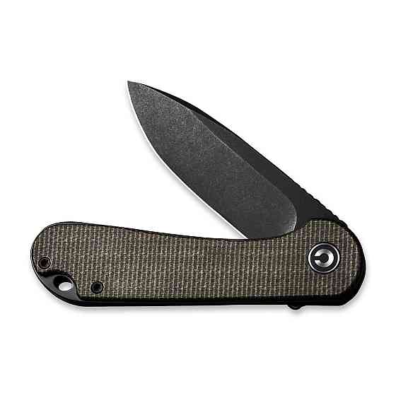 Нож складной карманный Civvi Elementum, (7.5 см) D2 / Micarta темно-зеленый Киев