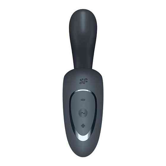 Вагінально-кліторальний вібратор Satisfyer G for Goddess 1 Dark Grey, 2 мотори Sex Aura Київ