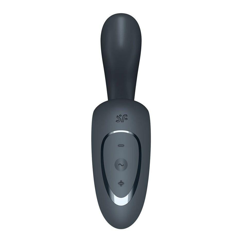 Вагінально-кліторальний вібратор Satisfyer G for Goddess 1 Dark Grey, 2 мотори Sex Aura Київ - фото 2