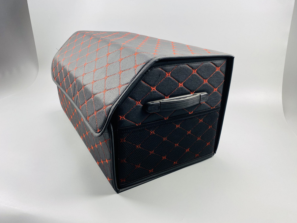 Автомобільний органайзер для зберігання сумка багажник, Органайзер для авто екошкіра преміум складаний Мукачево - фото 3