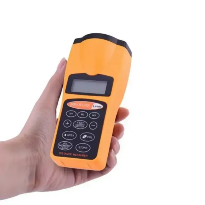 Ультразвуковая рулетка дальномер Ultrasonic CP-3007 + лазер + термометр Винница - изображение 7