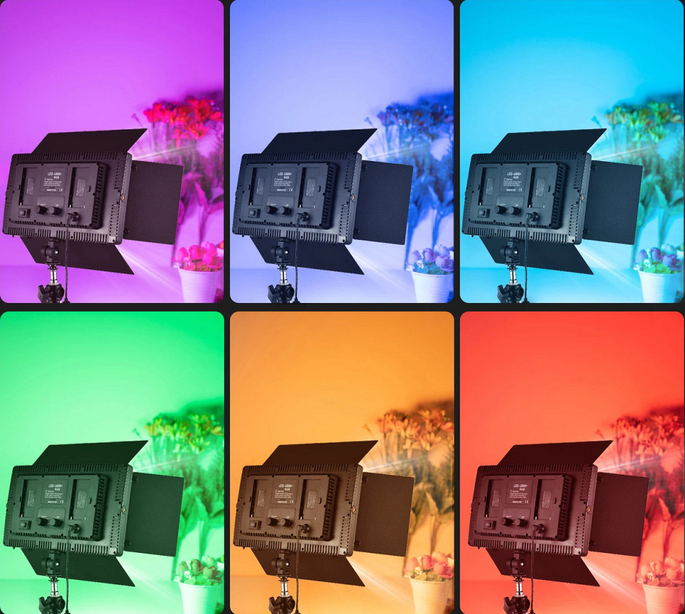 Панель світлодіодна RGB зі штативом 210см відеосвітло прямокутне 40Вт CRI 95+ AC Prof U600 RGB-T Київ - фото 2