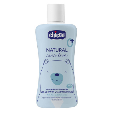 Дитячий гель для душу Chicco Natural Sensation Без Сліз шампун 200 мл 8058664164004 (11530.00) Вінниця - фото 1